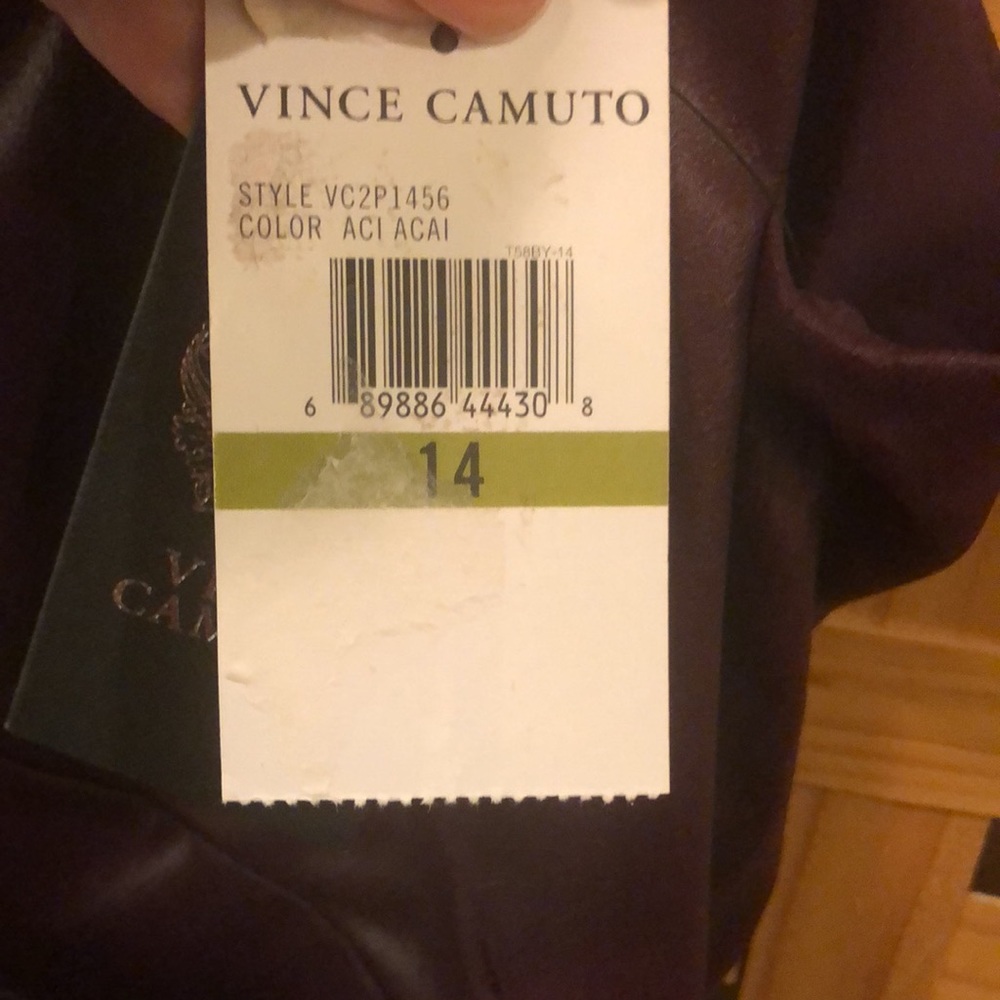 NWT Vince Camuto
Burgundy/Purple cocktail shiny dress - Picture 5 of 5